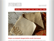 Tablet Screenshot of intermezzo.cz
